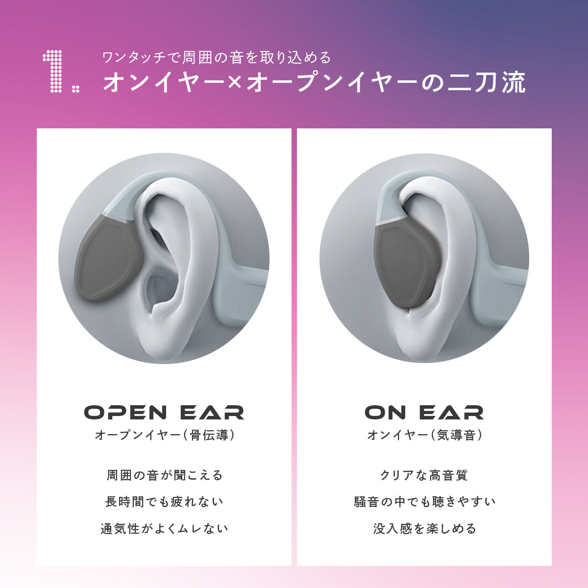 COMPBEAT ATHLETE　骨伝導イヤホン